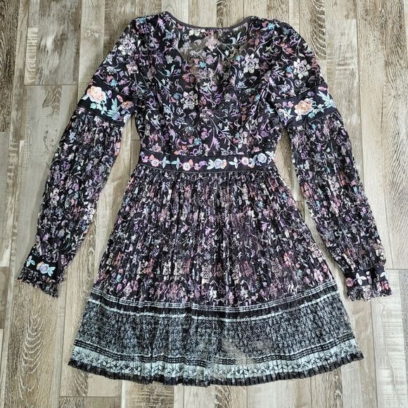 Free People Cherry Blossom Mini Dress Size 0 - Picture 4 of 12